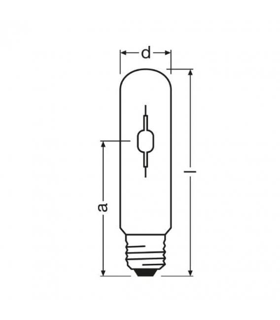 Visokointenzivnostna sijalka HCI-TT 100W 830 wdl pb E40 - kovinski halogenid – fotografija