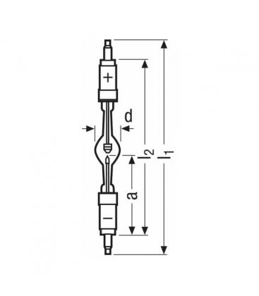 XBO 450W Lampe SFa20 8-10 - Ampoule spécialisée unique 8378-10068
