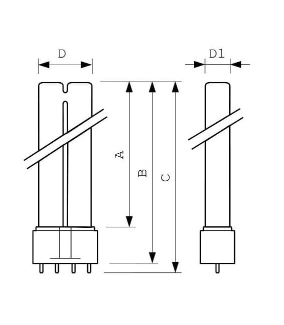 Acheter Lampe PL-L 36W 10 UV-A 2G11 - Premium Actinic – Photo
