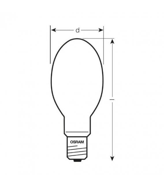 Lámpara de sodio NAV-E 150W Super 4Y E40 - Iluminación de alto rendimiento – foto