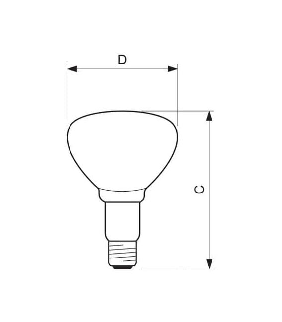 Lampe infrarouge BR125 IR 250W E27 Rouge Chaleur apaisante pour la relaxation – Photo