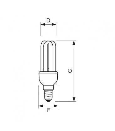 Genie 8W 865 CDL E14 LED Lamp 8619-10800