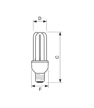 Lampada LED Genie 8W 865 CDL E27 8621-10803