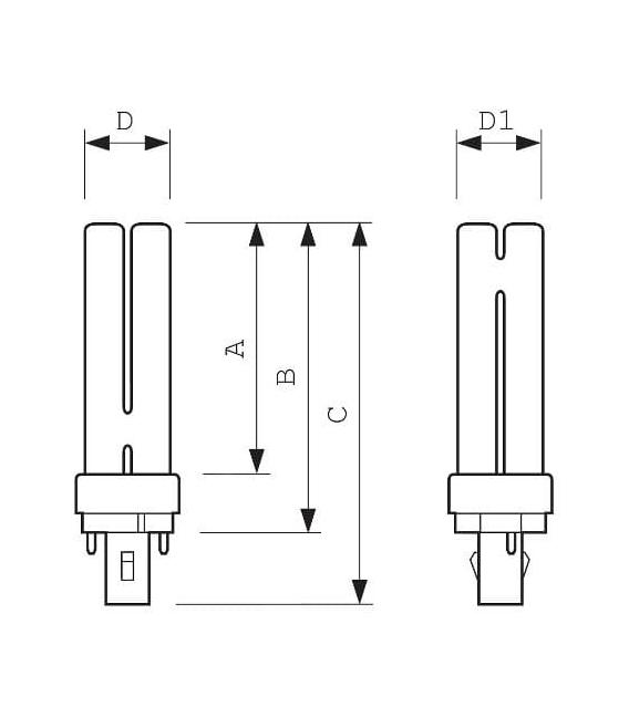 Master PL-C 13W 827 2P Compact Fluorescent Lamp – photo