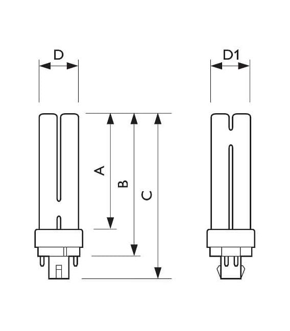 Master PL-C 13W 840 4P Lampada compatta – Foto