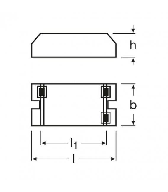 QT ECO 2x5 Ballast électronique - 220V S – Photo