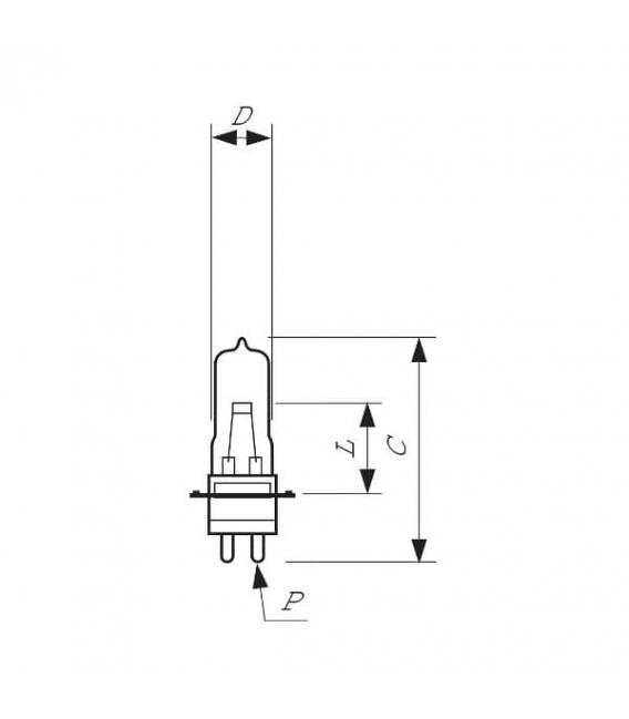 6839C EHE ETA 100W 12V PG22 Light Bulb - Medical & Surgical Use – photo