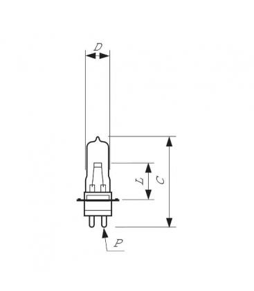 6839C EHE ETA 100W 12V PG22 Bombilla - Uso Médico y Quirúrgico 8809-11370