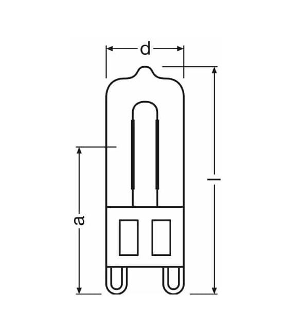 Halopin Oven 66725 25W G9 Light Bulb - Household Appliance – photo