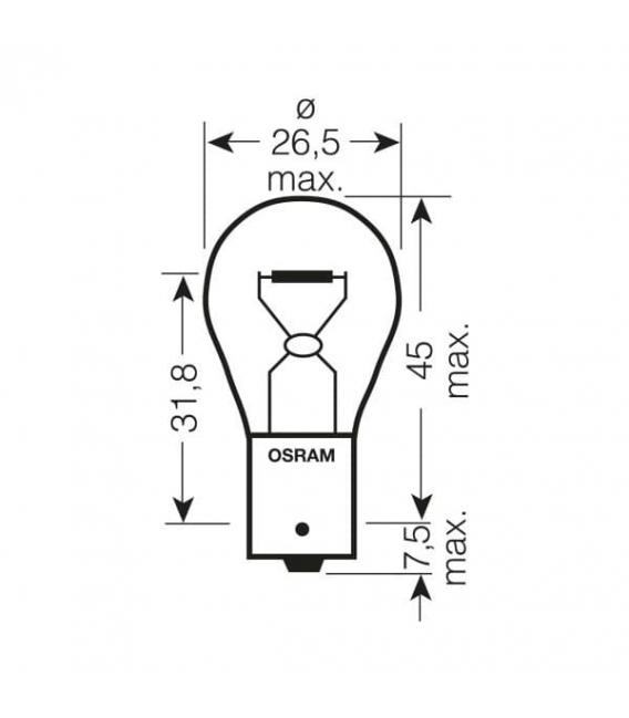 Car Bulb P21W 12V 7506 ULT BA15s - Your Car – photo