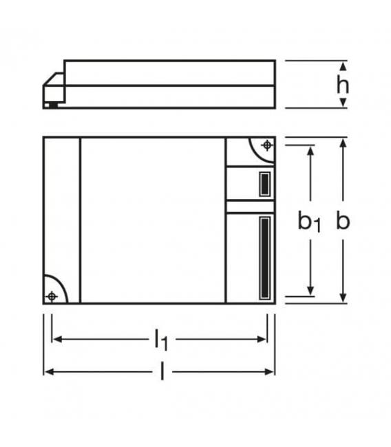 QTi T-E 1x18 57W DIM Balasto electrónico – foto