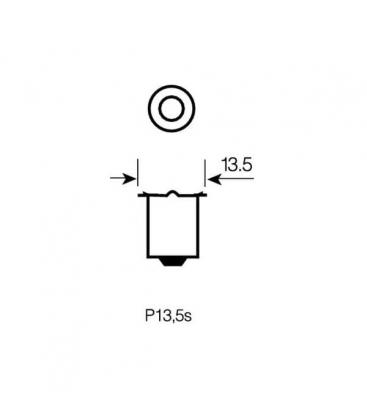 Lampadina alogena 6406510 5,2V 850mA P13,5s - Torce e lampadine 470-1166