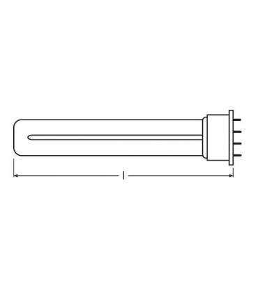 9W OFR PL-S G23: lampada di sterilizzazione UV-C ad efficienza. 8974-11922