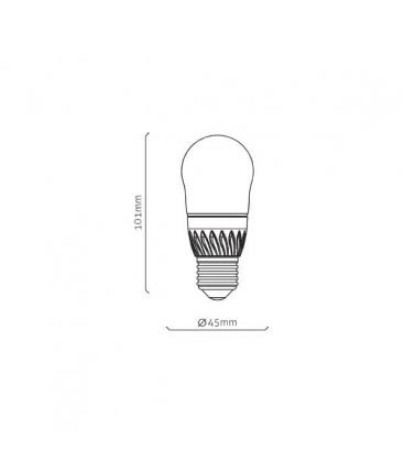 B45 Mini LED Globe - 5W, 220V Bianco caldo E27 9054-12201
