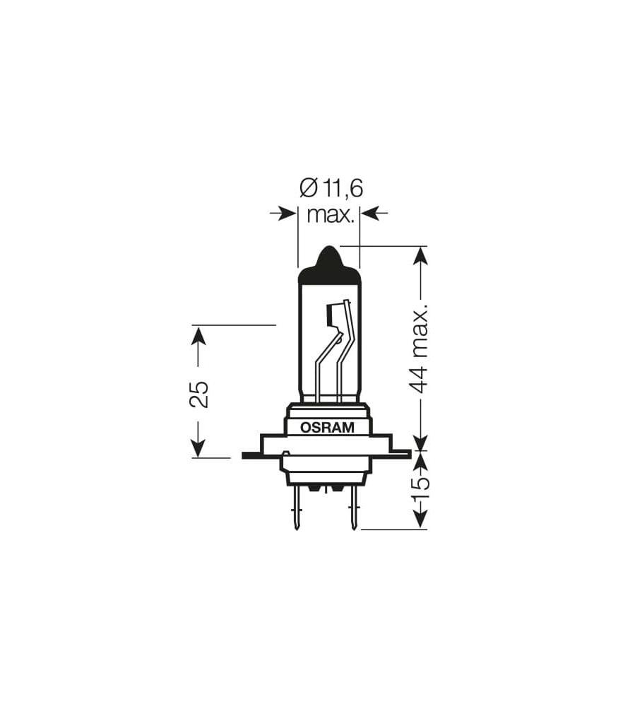 Osram H7 12V 55W 64210 PX26d