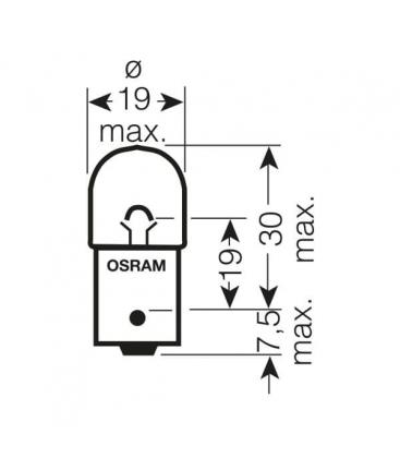 R10W 12V 10W 5008 BA15s  5008 4050300838212