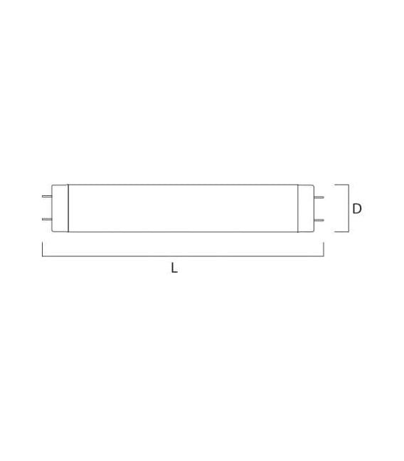 Lampadina G13 Grolux T8 F36W GRO 8500K – Foto