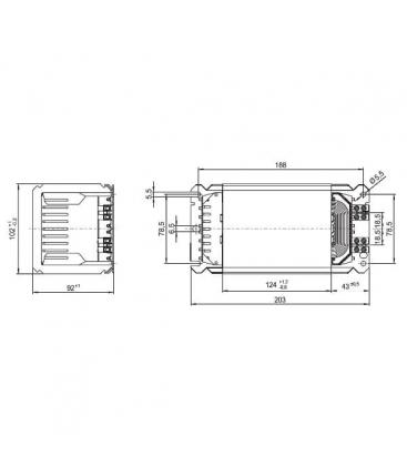 Vorschaltgerät NAHJ 1000.089 Magnetisch - 220V 50Hz HI 9210-12706