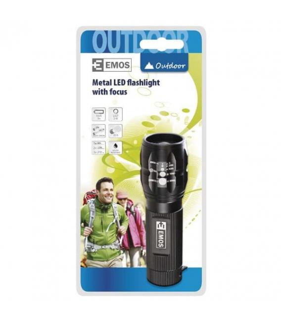 LED svetilka 1 CREE dioda 3W Zoom Alu - svetilka in baterijski svetilniki – fotografija