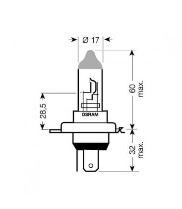 H4 60/55W 12V P43t Silverstar 2.0 Car Bulb - Your Ride 509-1272