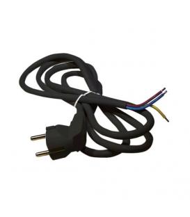 Napajalni kabel okrogel kabel 3x1mm² 2m Črna