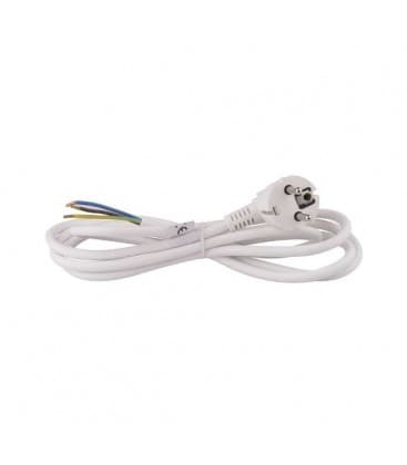 Cavo di alimentazione bianco da 3 metri rotondo 1,5 mm² Cavi 9306-12909