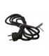 Power cord round cable 3x1,5mm² 3 meter black 9307-12911