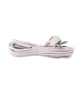 Netzkabel Rundkabel 3x1,5mm² 5 Meter weiß