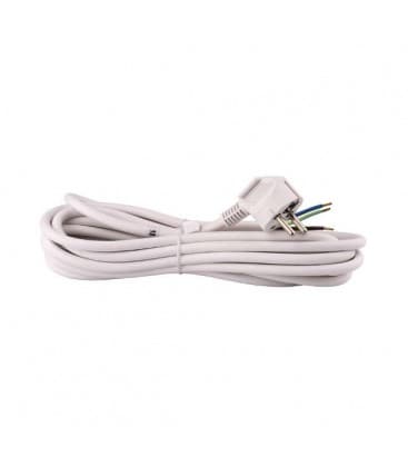 Okrogli kabel Napajalni 3x1,5mm² 5m Bela 9308-12912