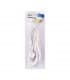 Cable de alimentación redondo 3x1,5mm² 5 metros blanco 9308-12913