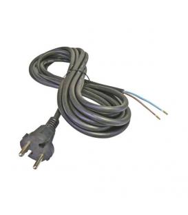 Cable de alimentación flexo caucho 2x1,5mm² 3 metros negro