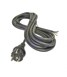 Cordon d'alimentation Cordon flexo caoutchouc 3x1,5mm² 5 mètres noir