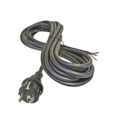 Rubber Flexo Power Cord 3x1,5mm² 5m Black 9318-12923