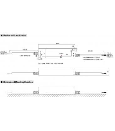 Osvetlite svoj dom z gonilnikom LED LPF 60D 24V 60W IP67 9372-13082