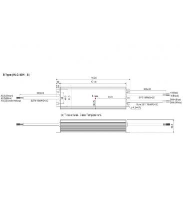 Driver LED HLG 80H 12B Soluzione di alimentazione affidabile 9390-13128
