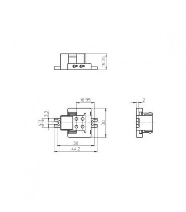 GR10q Socle de lampe - Essentiel 9400-13156