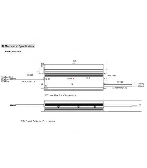Driver LED HLG 320H 12 Alta potenza, impermeabile ed efficiente – Foto