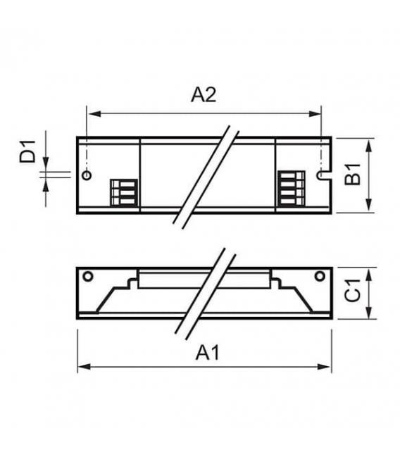 HF P 124 39 TL5 HO III 220V Electronic Ballast – photo