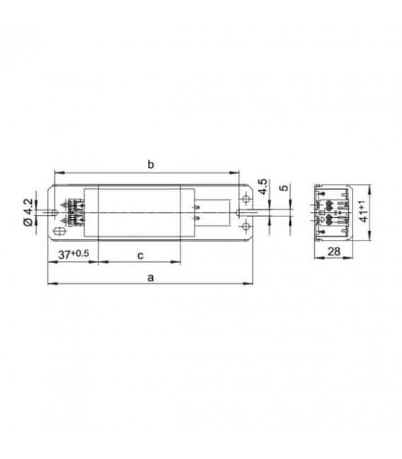 Predstikalna naprava LN16.316 220V 50Hz T8 TC-DD - Magnetne predstikalne naprave – fotografija