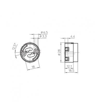 Base portalampada GX10 31400 - La scelta migliore per le esigenze di illuminazione 9563-13567