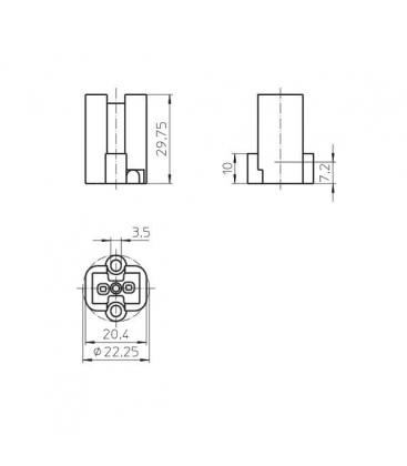 Proteggi la tua lampadina con la base portalampada G8.5 33650 9567-13575