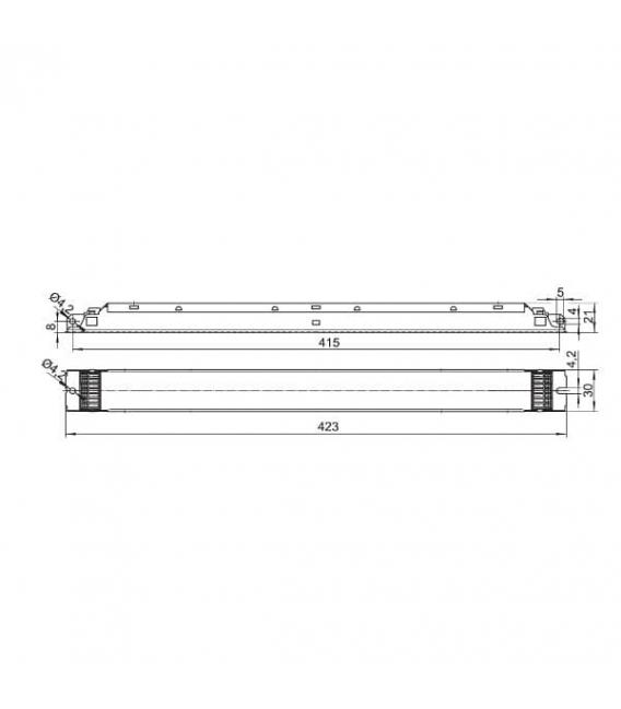 Electronic Dimmable DALI Ballast ELXd 224.601 2x14 24W T5 TC-F L – photo