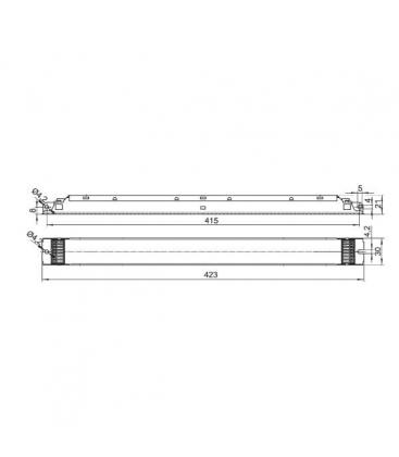 Elektronska predstikalna naprava DALI ELXd 224.601 2x14 24W T5 TC-F L 9592-13619