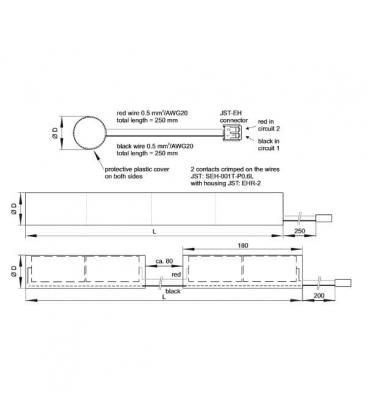 EMXs 180.001 Batterie Ni Cd 3h - Eclairage de secours 9621-13678