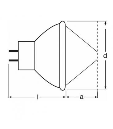 HLX 64627 EFP 100W 12V GZ6.35 Glühlampe für Endoskopie-Lampen 544-1369