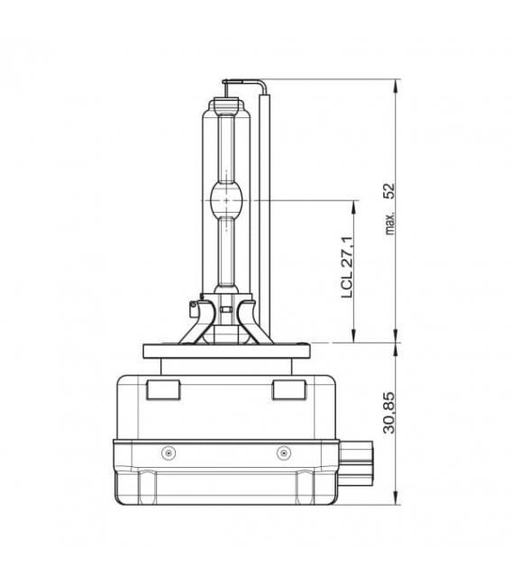 HID ksenonska avtomobilska svetilka D3S 35W 66340 PK32d 5 – fotografija
