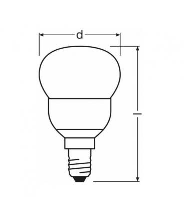 Star Mini P 25 4W WW 220V FR E14 - LED Lamp Excellence 9709-13900