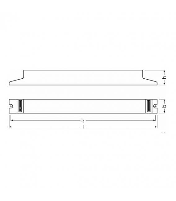QTP Optimal 2x54 58W Ballast électronique – Photo