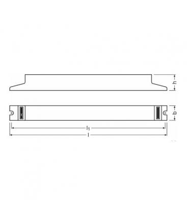 QTP Optimal 2x54 58W Ballast électronique 9739-13991