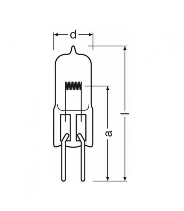 HLX 64642 FDV 150W 24V G6.35 Glühlampe - Medizinische und chirurgische Anwendungen 558-1402